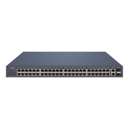 Switch 48 porturi Gigabit PoE, 2 porturi Gigabit RJ45, 2 x SFP, SMART Management - HIKVISION DS-3E1552P-SI HIKVISION - 1