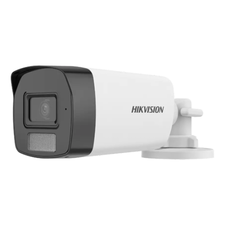 Dual Light - Camera analog 2MP, lentila 2.8mm, IR 40m, WL 40m, TVI/AHD/CVI/CVBS, Mic. - HIKVISION DS-2CE17D0T-LFS-2.8mm HIKVISIO