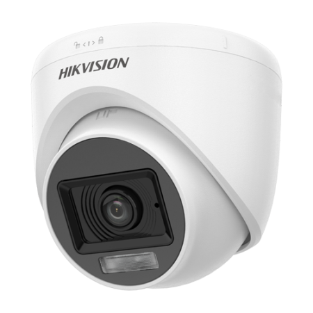 Dual Light - Camera analog 3K, lentila 2.8mm, IR 20m, WL 20m, TVI/AHD/CVI/CVBS, Mic. - HIKVISION DS-2CE76K0T-LPFS-2.8mm HIKVISIO