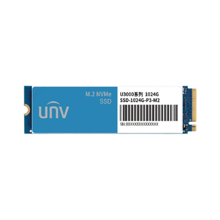 Unitate stocare SSD 1024GB, M.2, PCIe3 NVMe U3000 - UNV SSD-1024G-P3-M2 UNIVIEW - 1