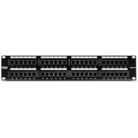 Patch Panel 48 porturi RJ45 UTP 19', Cat5/5e - TRENDnet TC-P48C5E TRENDnet - 1