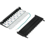 Patch Panel Wall Mount, 12 porturi RJ45 UTP, Cat6a, Ecranat, 0.5U - TRENDnet TC-P12C6AS TRENDnet - 3