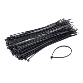 Coliere de plastic 100x2.5 mm, NEGRU, 100 buc TCP-100-2.5-B TSY Cable - 1