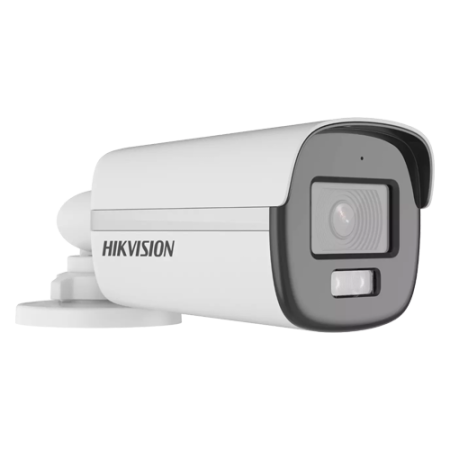 ColorVu, Dual Light - Camera analog 2MP, lentila 2.8mm, IR 40m, WL 40m, TVI/AHD/CVI/CVBS, Mic., IP67 - HIKVISION DS-2CE12DF0T-LF