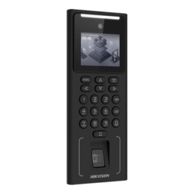 Terminal standalone control acces cu Recunoastere faciala, Amprenta, Card M1 si PIN, camera 2MP, ecran LCD 2.4 inch - HIKVISION 