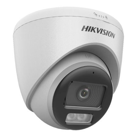 ColorVu, Dual Light -Camera analog 3K, lentila 2.8mm, IR 40m, WL 40m, TVI/AHD/CVI/CVBS, Mic., IP67 - HIKVISION DS-2CE72KF0T-LFS-