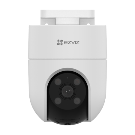 Camera IP EZVIZ de exterior, WI-Fi, Pan&Tilt, rezolutie 2K+, Audio bidirectional, distanta IR 30 metri, imagini color 24/7 CS-H8