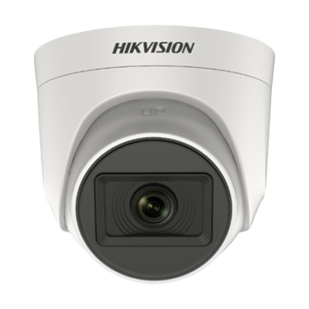 Camera Analog 5MP, lentila 2.8mm, IR 20m, AHD,TVI,CVI,CVBS, Mic - HIKVISION DS-2CE76H0T-ITPFS-2.8mm HIKVISION - 1