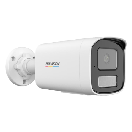 ColorVu, Dual Light - Camera IP, 4MP, lentila 4.0mm, IR 50m, WL 50m, Mic, PoE - HIKVISION DS-2CD1T47G2H-LIU-4mm HIKVISION - 1