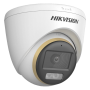 ColorVu, Dual Light - Camera analog 2MP, lentila 2.8mm, IR 40m, WL 40m, TVI/AHD/CVI/CVBS, Mic. - HIKVISION DS-2CE72DF3T-LFS-2.8m