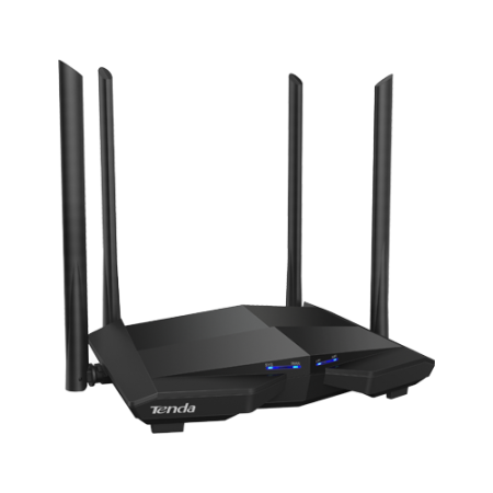 Router WiFi 5, DualBand 2.4/5GHz, 300+867Mbps, 4x6dBi, 4 porturi Gigabit - TENDA TND-AC10-V30 TENDA - 1