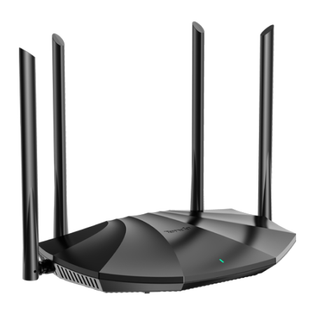 Router WiFi 6, DualBand 2.4Ghz/5GHz 300+1201Mbps, 4x6dBi, 4 porturi Gigabit - TENDA TND-RX2 TENDA - 1