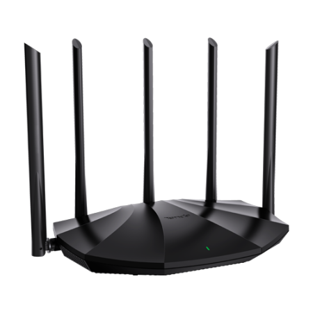 Router Wi-Fi 6, DualBand 2.4Ghz/5GHz, 300+1201Mbps, 5x6dBi, 4 porturi Gigabit - TENDA TND-RX2-PRO TENDA - 1