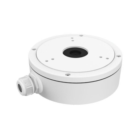 Hikvision Junction box DS-1280ZJ-S ideala pentru montarea camerelor dome/bullet si protejarea cablurilor de legaturi. Confection