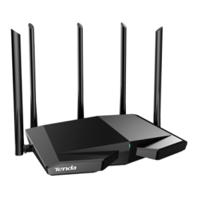 Router Wi-Fi 6e, AX5700 TriBand 2.4/5GHz/6GHz, 861+2402+2402 Mbps,  5x6dBi, 4 x Gigabit - TENDA TND-TX27-PRO TENDA - 1