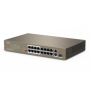 Switch 16 porturi PoE 10/100 Mbps, 2 port RJ45 Gigabit, 1 port SFP Gigabit - TENDA TND-TEF1118P-16-150W-V30 TENDA - 1