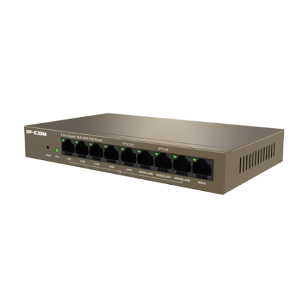 Router 8 porturi  Gigabit PoE+, 95W, 1 port RJ45, Management - IP-COM M20-8G-PoE IP-COM - 1