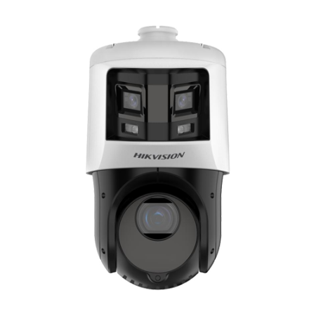 Deep Learning, DarkFighter, ColorVu - Camera IP, 6+4MP, 25X, IR 100m, WL 30m, Alarma - HIKVISION DS-2SE4C425MWG-E26F0 HIKVISION 