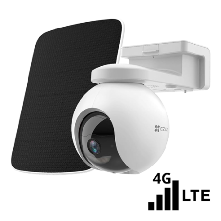 Camera IP Pan&Tilt conectivitate 4G, baterie 10.400 mAh, rezolutie 2K, Audio bidirectional, GPS, SDcard, Panou Solar - EZVIZ CS-