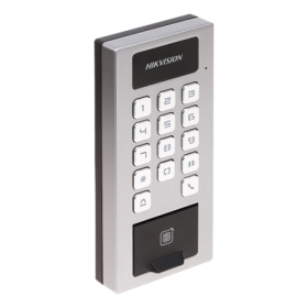 Terminal control acces si interfon cu tastatura, cititor card, amprenta, BT, Wi-Fi - HIKVISION DS-K1T502DBFWX HIKVISION - 1