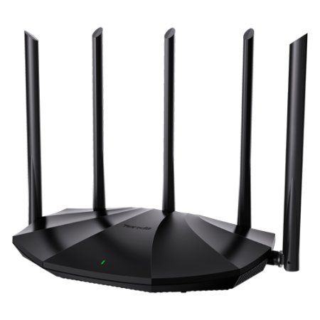 Router Wi-Fi 6, DualBand 2.4Ghz/5GHz, 300+1201Mbps, 5x6dBi, 4 porturi Gigabit - TENDA TND-TX2-PRO TENDA - 1