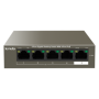 Switch 4 porturi Gigabit PoE, 1 port Uplink Gigabit - Tenda TND-TEG1105P-4-63W TENDA - 1