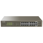 Switch 16 porturi Gigabit PoE - Tenda TND-TEG1116P-16-150W TENDA - 1