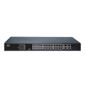 Switch 24xRJ45 POE, 2xRJ45, 2xRJ45+2xSFP combo, Gigabit - UNV NSW2010-26GT2GC-POE-IN UNIVIEW - 1