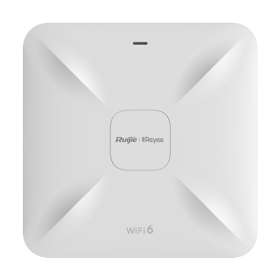 Access Point Wireless AX1800 Dual-Band, Wi-Fi 6, 2x RJ45 Gigabit, PoE IN, Cloud Management - Ruijie RG-RAP2260(G) Ruijie Network