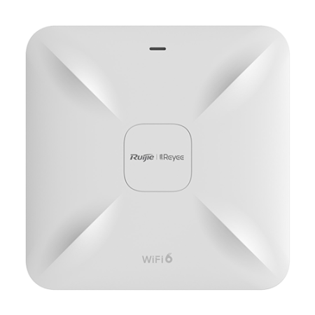 Access Point Wireless AX1800 Dual-Band, Wi-Fi 6, 2x RJ45 Gigabit, PoE IN, Cloud Management - Ruijie RG-RAP2260(G) Ruijie Network