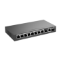 Switch 8 porturi PoE, 2 porturi GE, 1 port SFP, Gigabit, Cloud Management - Ruijie RG-ES210GS-P Ruijie Networks - 2