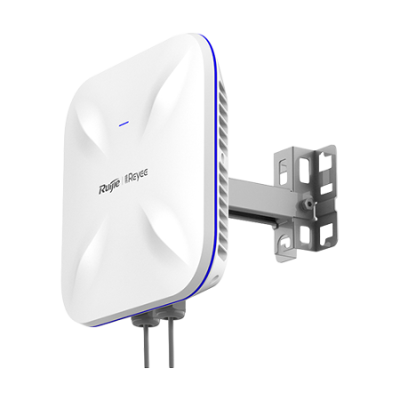 Access Point exterior AX1800 Dual-Band, Wi-Fi 6, 1x GE, 1x SFP, PoE IN, Cloud Management - Ruijie RG-RAP6260(G) Ruijie Networks 