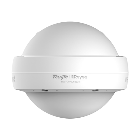 Access Point exterior AX1800 Dual-Band, Wi-Fi 6, 2x GE, PoE IN, Cloud Management - Ruijie RG-RAP6262(G) Ruijie Networks - 1