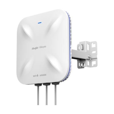 Access Point exterior AX6000 Dual-Band, Wi-Fi 6, 1x GE, 1x SFP, PoE IN, Cloud Management - Ruijie RG-RAP6260(H) Ruijie Networks 