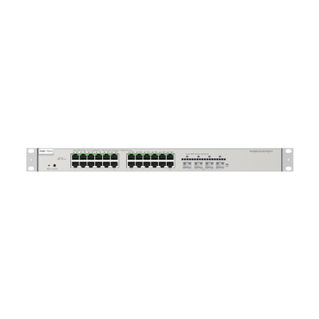 Switch 24 porturi PoE Gigabit, 4 porturi SFP+ 10G, L3 Cloud Management - Ruijie RG-NBS5200-24GT4XS-P Ruijie Networks - 1