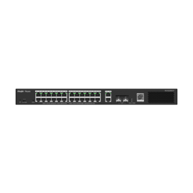 Switch 24 porturi PoE, 2 porturi GE, 2 porturi SFP, Gigabit, Cloud Management - Ruijie RG-ES228GS-P Ruijie Networks - 1