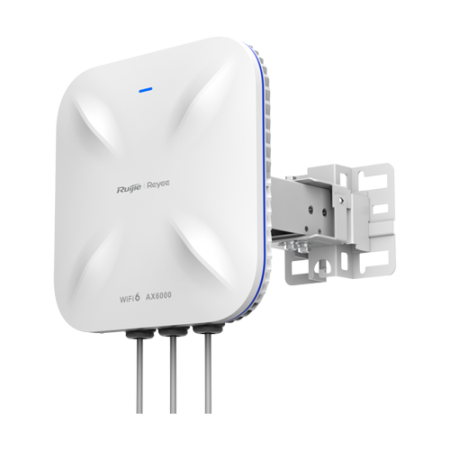 Access Point exterior directional AX6000, Wi-Fi 6, 1x RJ45 2.5G, 1x SFP, PoE IN, Cloud Management - Ruijie RG-RAP6260(H)-D Ruiji