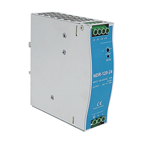 Sursa de alimentare in comutatie, 24V / 5A, sina DIN - MEAN WELL NDR-120-24 MeanWell - 1